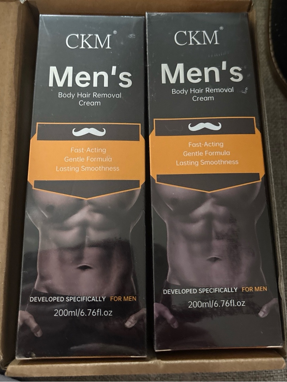 2 CKM Men's Body Hair Removal Cream